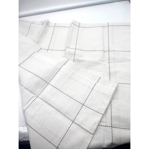 Charter Club Damask Designs Windowpane European Sham, Off white - Picture 6 of 7